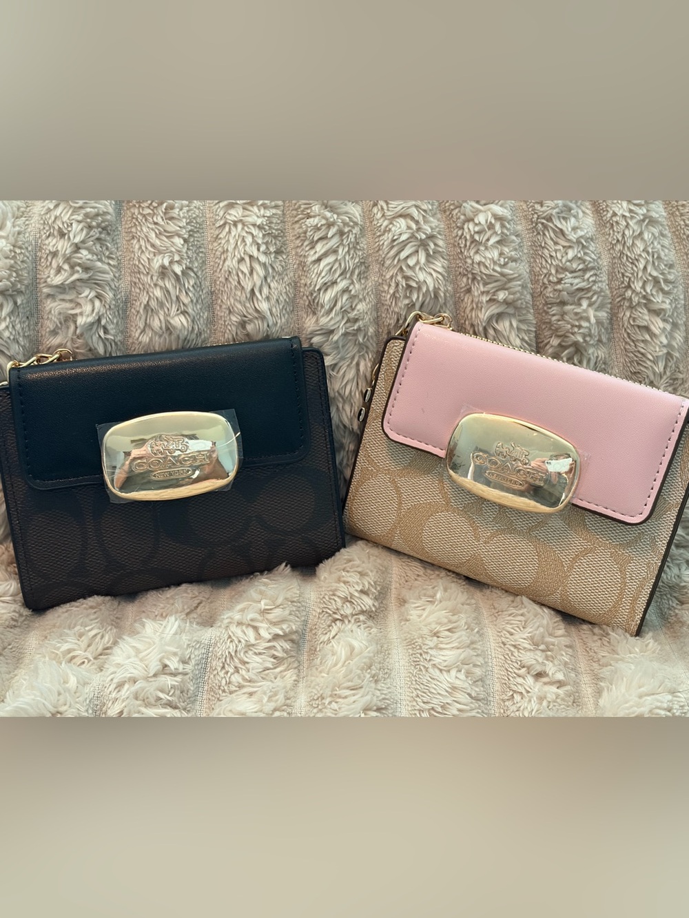 Compact Wallet in Black or Pink SOLD SEPARATELY